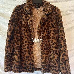 Wild Fable Brown Teddy Jacket Plush Faux Fur